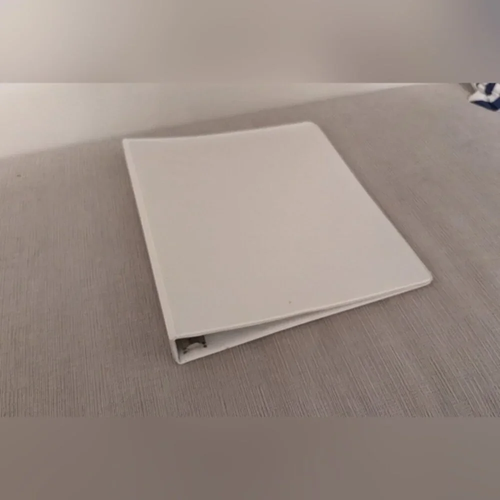 White 3-Ring Binder